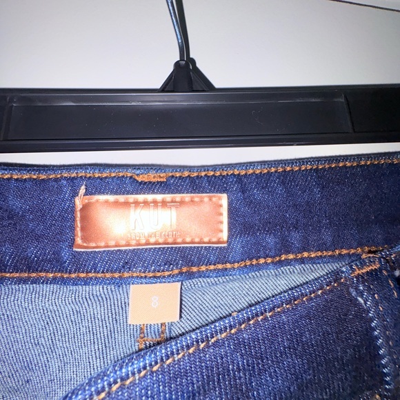 Kut from the Kloth Blue Ankle Cropped Jeans - Picture 4 of 5